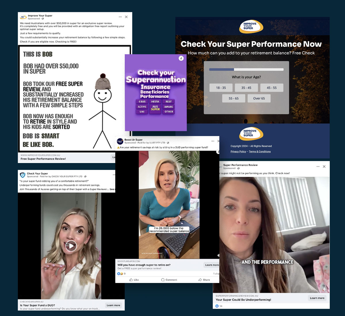 Social Media scam images